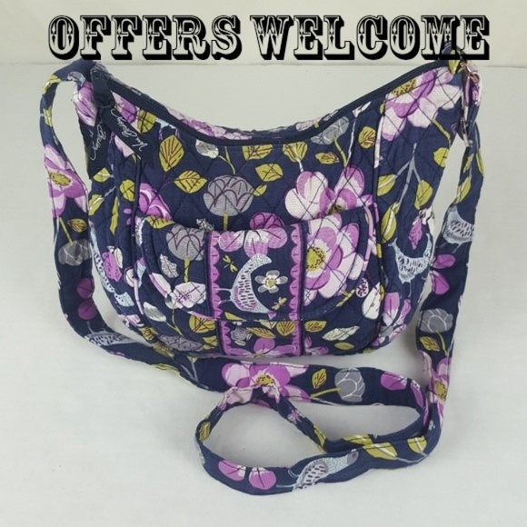 Vera Bradley Handbags - ☀️ Vera Bradley Quilted Shoulder Bag Purse Purple